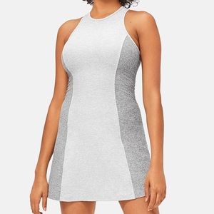 Outdoor Voices Athena Grey Two-Tone Dress Size M